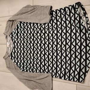 Lularoe patterned randy shirt